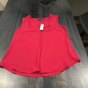 White House Black Market Red Sleeveless Shell 4